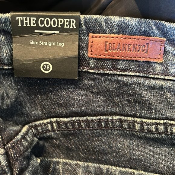 NWT Blank NYC The Cooper Long Slim Straight Jeans Size 28 - Picture 12 of 16